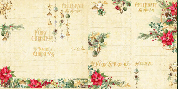 Graphic 45 - Merry and Bright Collection - Journaling Cards