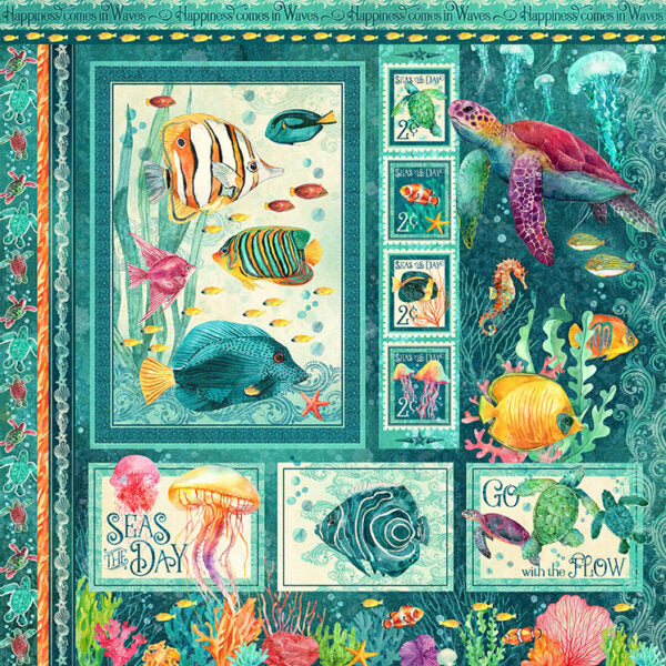 Graphic 45 - Seas The Day Collection - 12 x 12 Double-Sided Cardstock - Seas The Day