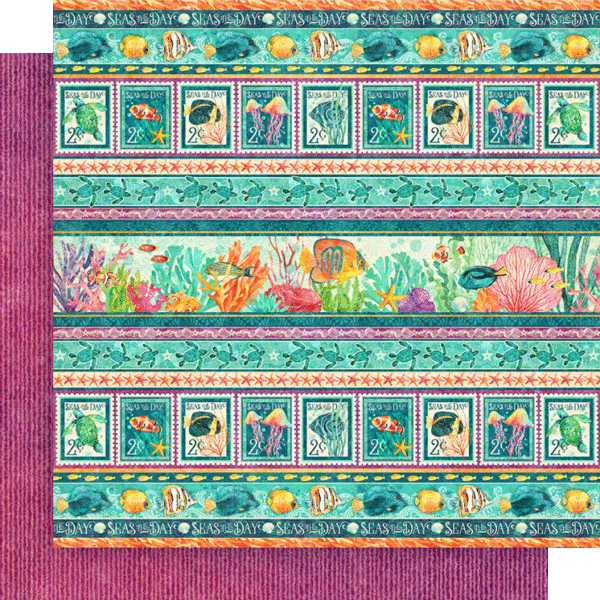 Graphic 45 - Seas The Day Collection - 8 x 8 Collection Pack