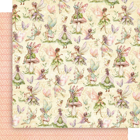 Graphic 45 - Fairy Boutique Collection - 12 x 12 Double-Side Cardstock - Woodland Sprites