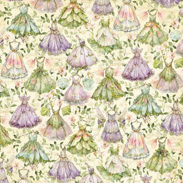 Graphic 45 - Fairy Boutique Collection - 12 x 12 Double-Side Cardstock - Enchanted Forest