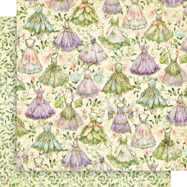 Graphic 45 - Fairy Boutique Collection - 12 x 12 Double-Side Cardstock - Enchanted Forest