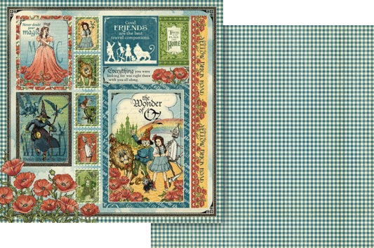Graphic 45 - Wonder of Oz Collection - Double-Sided Cardstock 12"X12" - Wonder of Oz