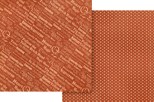 Graphic 45 - Wonder of Oz Collection - Double-Sided Cardstock 12"X12" - You Were There All Along