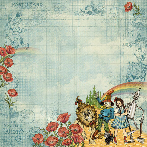 Graphic 45 - Wonder of Oz Collection - Double-Sided Cardstock 12"X12" - Shared Experience