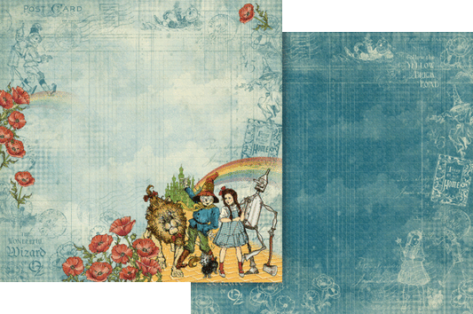 Graphic 45 - Wonder of Oz Collection - Double-Sided Cardstock 12"X12" - Shared Experience
