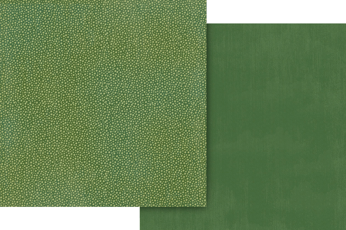Graphic 45 - Wonder of Oz Collection - Double-Sided Cardstock 12"X12" - Emerald Green Pattern