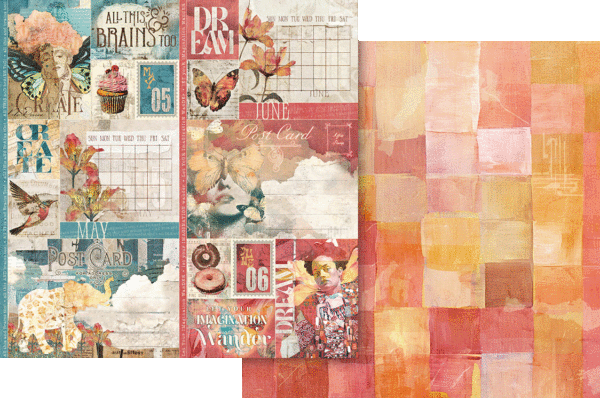 Graphic 45 - Journaling Through Time Collection - 8 x 8 Collection Pack