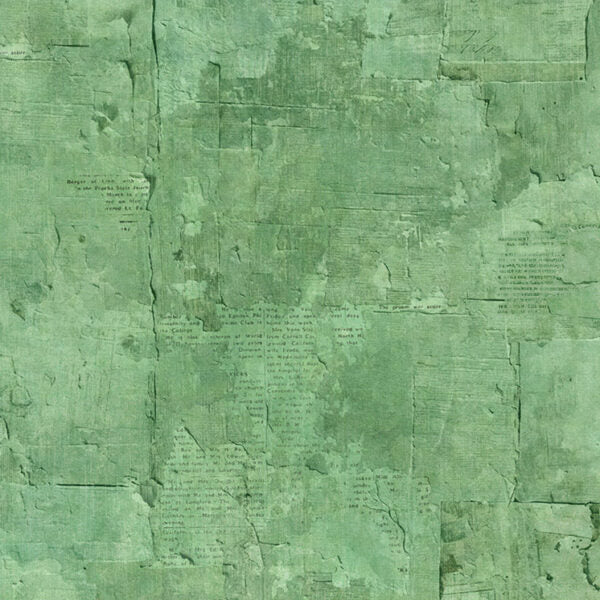 Graphic 45 - Journaling Through Time Collection - 12 x 12 Double-Sided Paper - Leaf Green Patterns And Solids