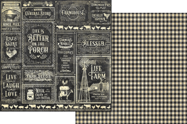 Graphic 45 - Farmhouse Collection — 12 x 12 Keepsake Edition