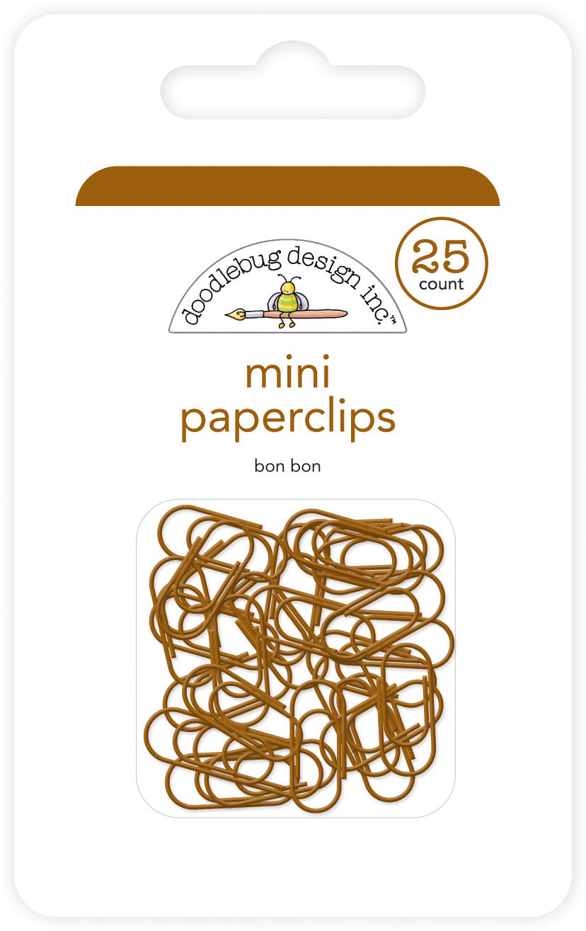 Doodlebug Design - Mini Paperclips - Bon Bon