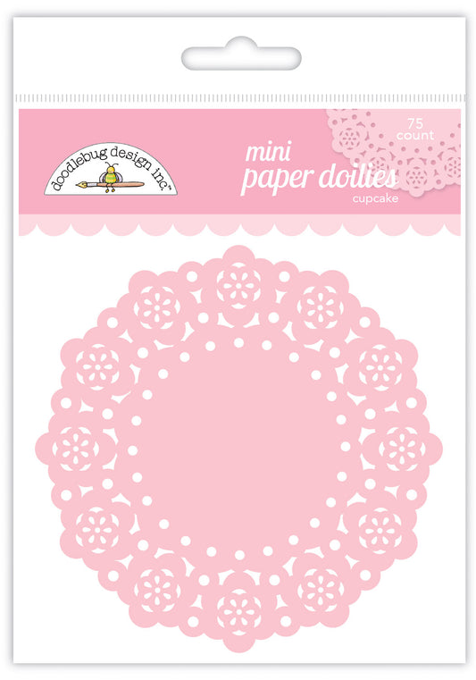 Doodlebug Design - Paper Doilies - Mini - Cupcake