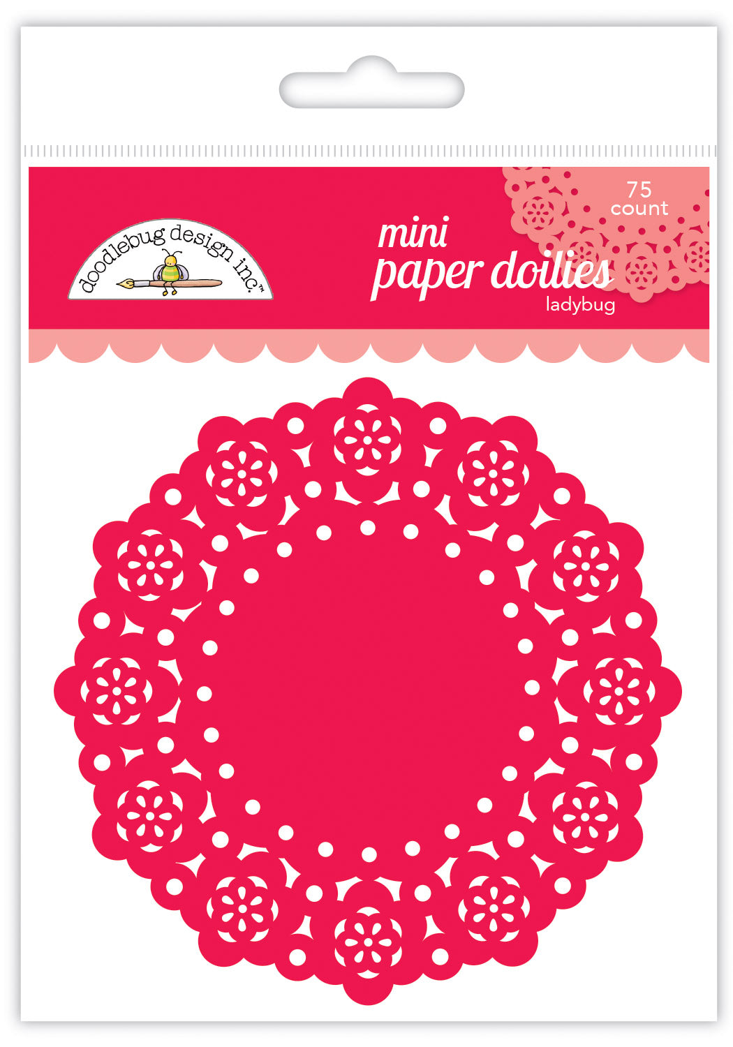 Doodlebug Design - Paper Doilies - Mini - Ladybug