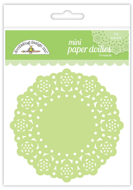 Doodlebug Design - Paper Doilies - Mini - Limeade