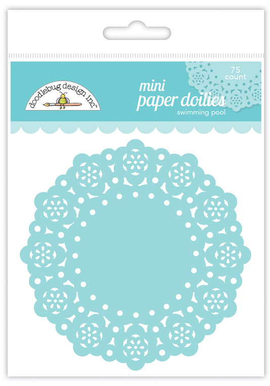 Doodlebug Design - Paper Doilies - Mini - Swimming Pool