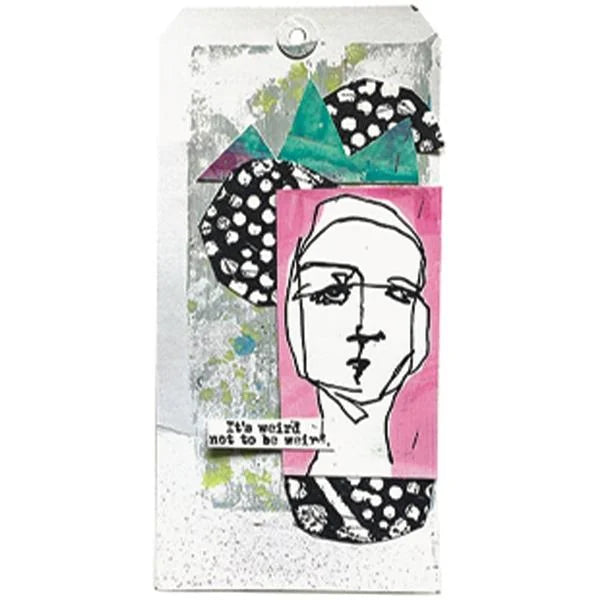 Ranger - Dina Wakely MEdia - White #8 Tags - 50 pc