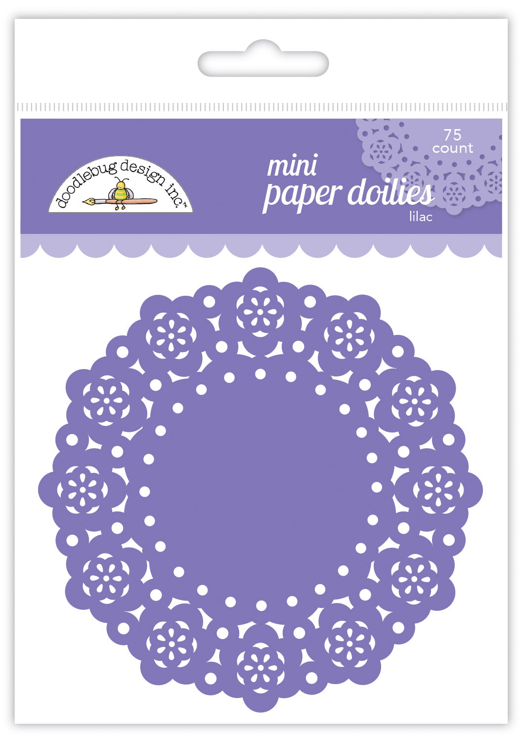 Doodlebug Design - Paper Doilies - Mini - Lilac