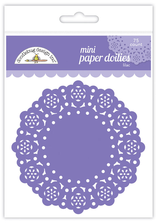 Doodlebug Design - Paper Doilies - Mini - Lilac