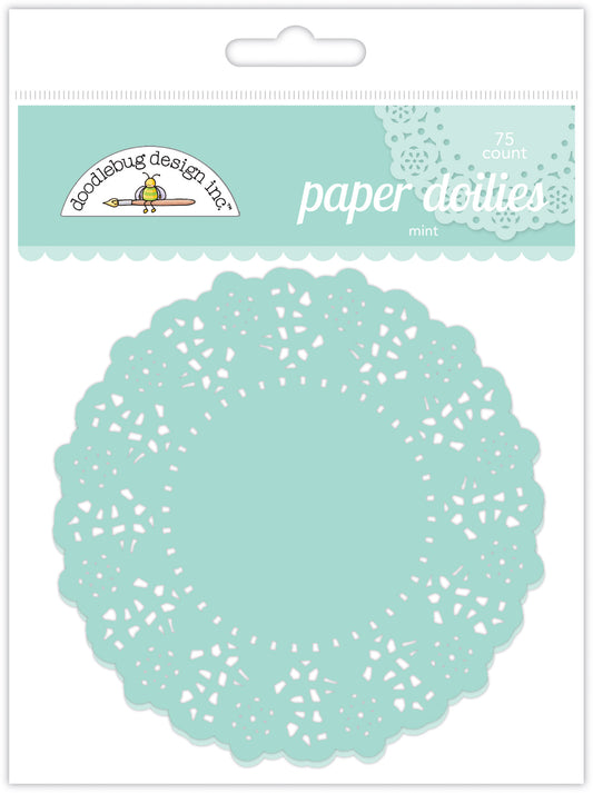 Doodlebug Design - Paper Doilies - Mint