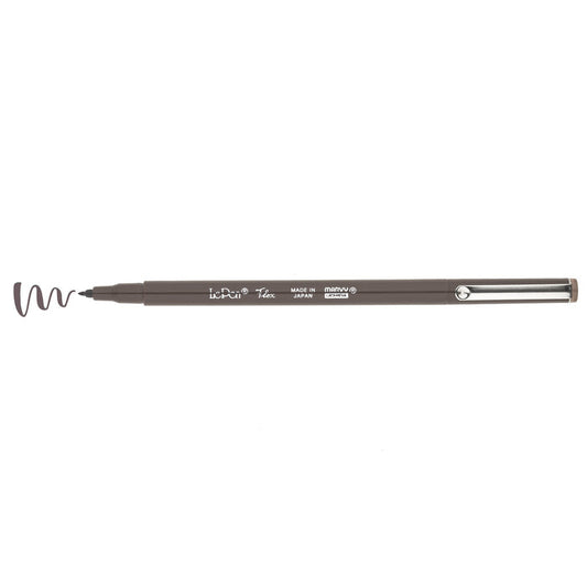 Marvy Le Pen Flex - Marker Pen - Brush Tip - Sepia