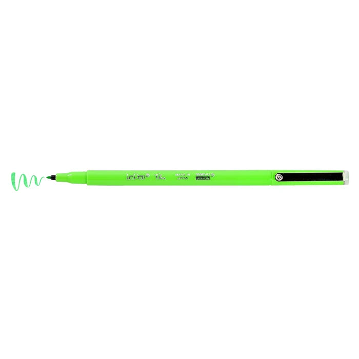 Marvy Le Pen Flex - Marker Pen - Brush Tip - Fluorescent Green