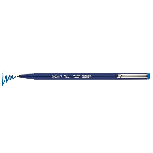 Marvy Le Pen Flex - Marker Pen - Brush Tip - Navy