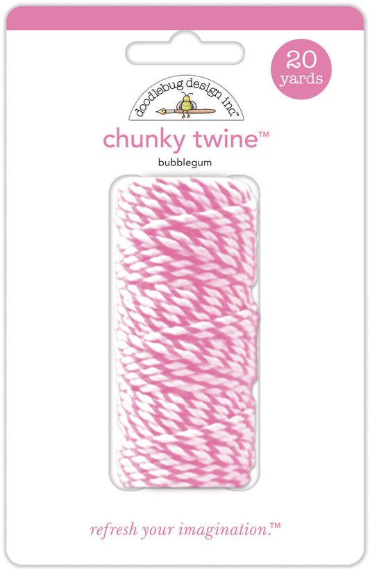 Doodlebug Design - Chunky Doodle Twine - Bubblegum