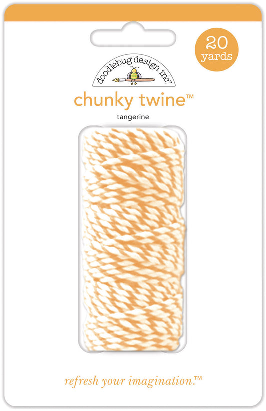 Doodlebug Design - Chunky Doodle Twine - Tangerine