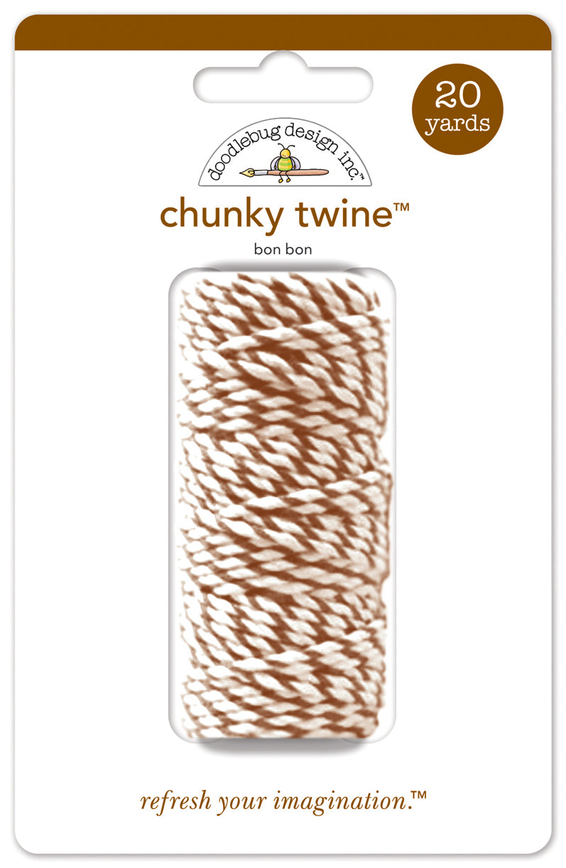 Doodlebug Design - Chunky Doodle Twine - Bon Bon