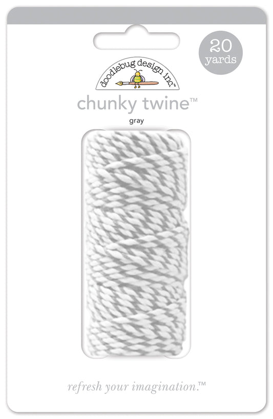 Doodlebug Design - Chunky Doodle Twine - Gray