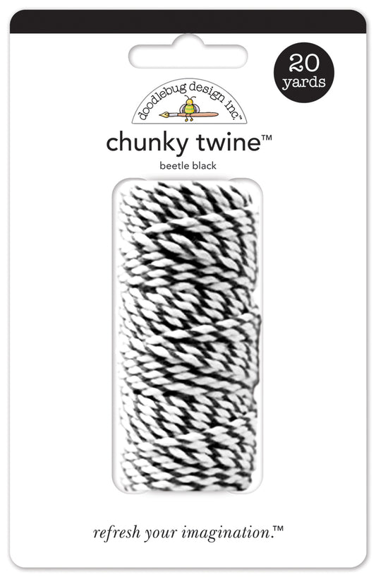 Doodlebug Design - Chunky Doodle Twine - Beetle Black