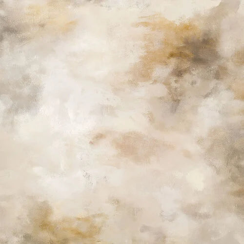 Abstract textured background with soft watercolor-like brushstrokes in cream, beige, tan, gray, and muted brown tones.