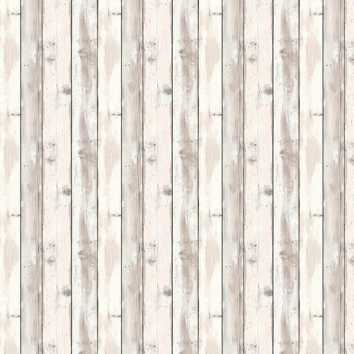 A repeating pattern of vertical light wood planks with a weathered, whitewashed finish and visible grain, knots, and subtle gray shading.