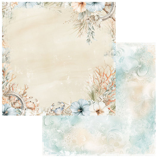 49 and Market - Coastal Soul Collection - 12 x 12 Double Sided Paper - Seaside Sands
