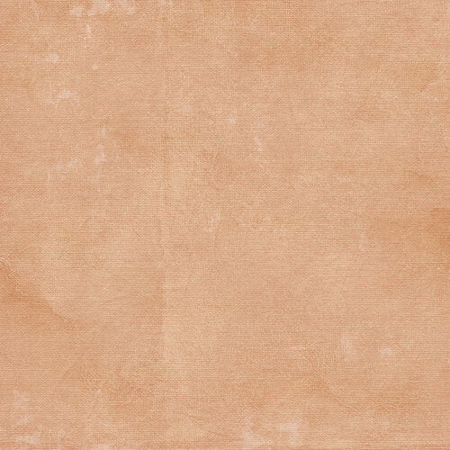 A close-up of a textured fabric or wallpaper swatch in a warm peach-beige color with subtle tonal variations.