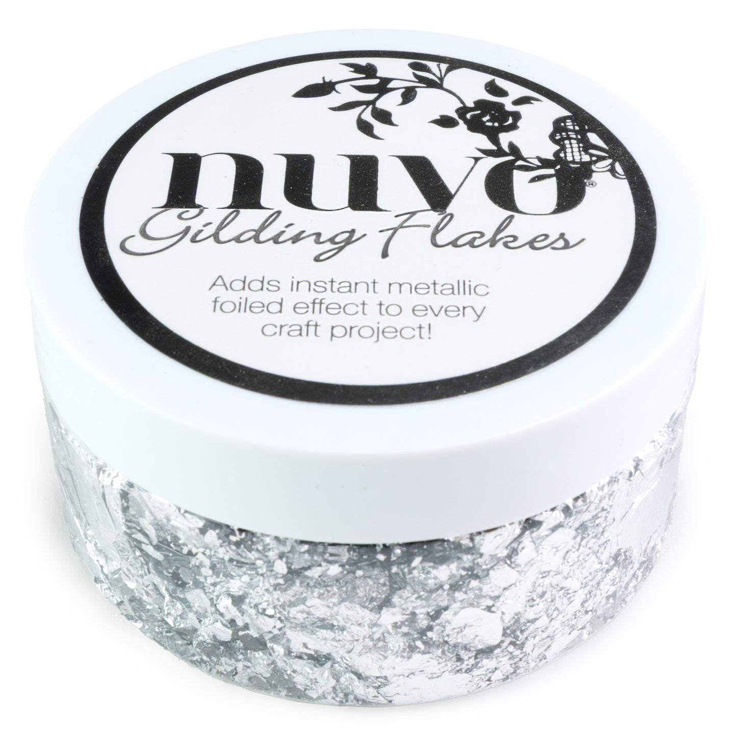 Nuvo Gilding Flakes - Silver