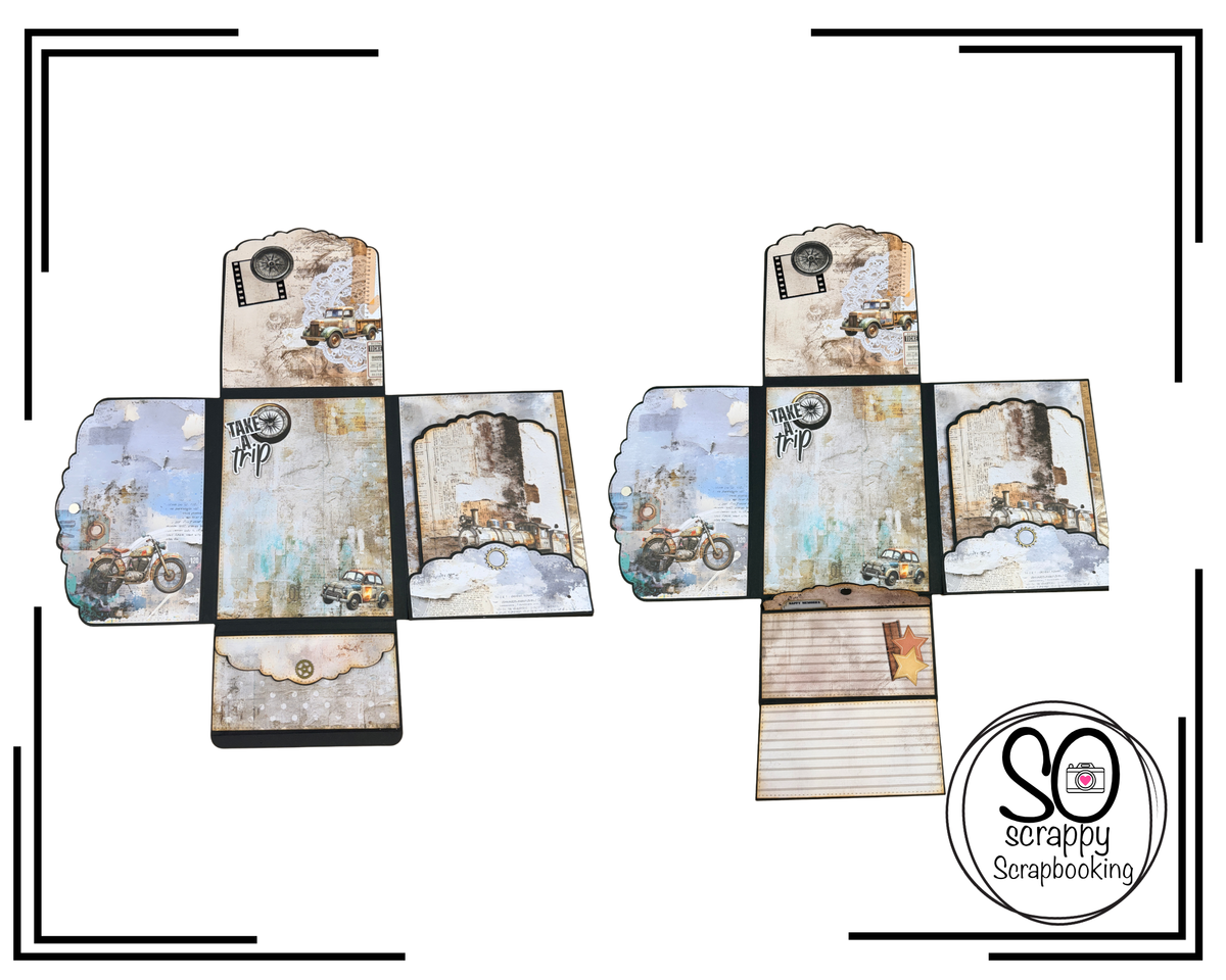 Uniquely Creative Wings And Wheels 6" x 8" Flip Folio Class with Diana Boggs