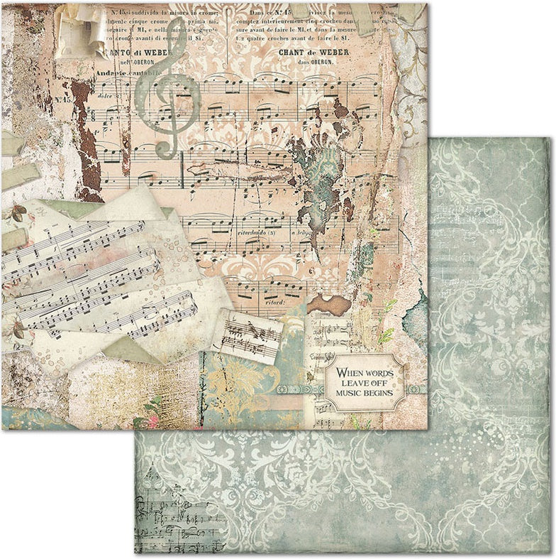 Stamperia - Imagine Collection - 8 x 8  Paper Pad