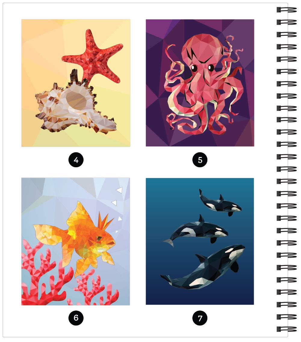 Brain Games - Sticker by Number - Ocean Treasures