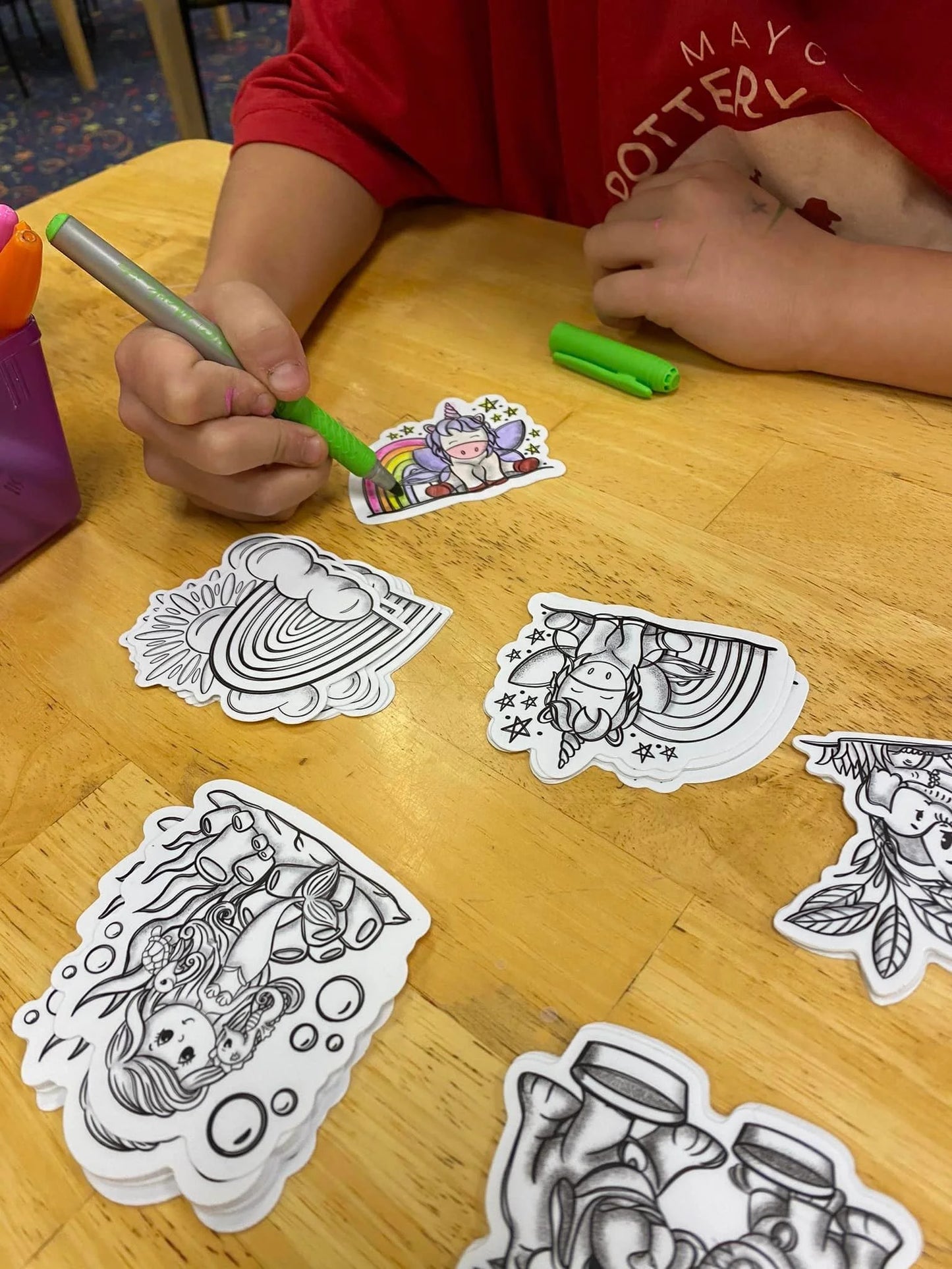 For Art Sake Stickers -  3" Sticker -CYO - Fish