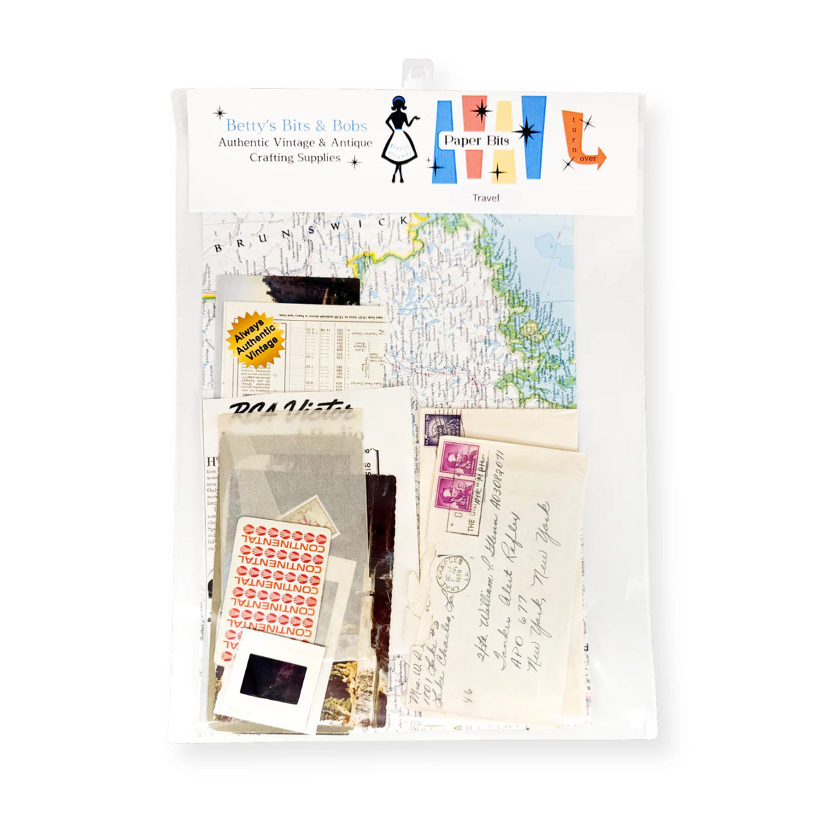 Betty's Bits And Bobs - Travel Paper Bits - Large