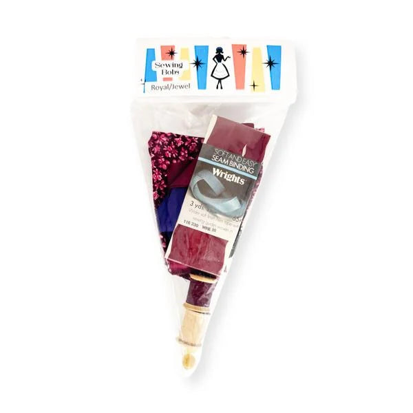 Betty's Bits And Bobs - Sewing Bobs  Cone - Royal Jewel Tones