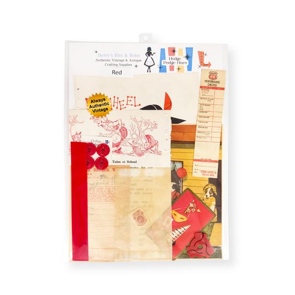Betty's Bits And Bobs - Hodge Podge Hues - Red