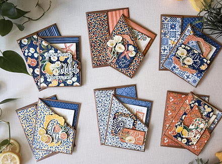 Interactive Pop-Up Card Class - Graphic 45 Scenic Route Collection with Diana - Thursday August 20th @ 1:30  & 5:00
