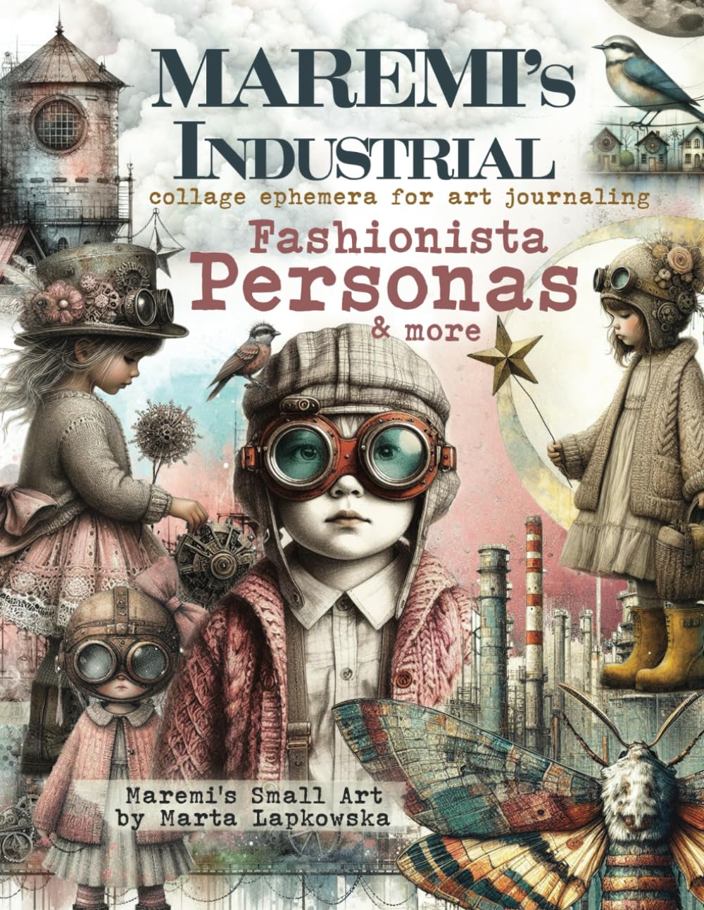 Maremi's Small Art - Industrial Collage Ephemera For Art Journaling - Fashionista Personas And More