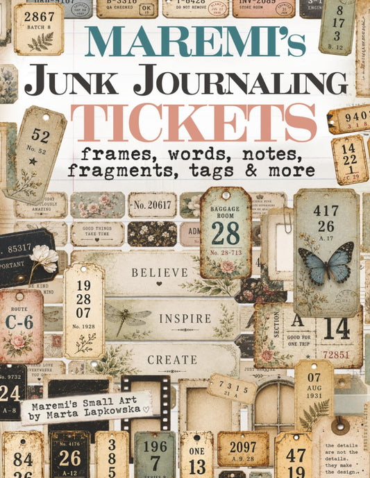 Maremi's Small Art - Junk Journaling Tickets