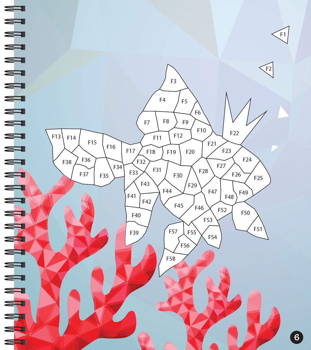 Brain Games - Sticker by Number - Ocean Treasures