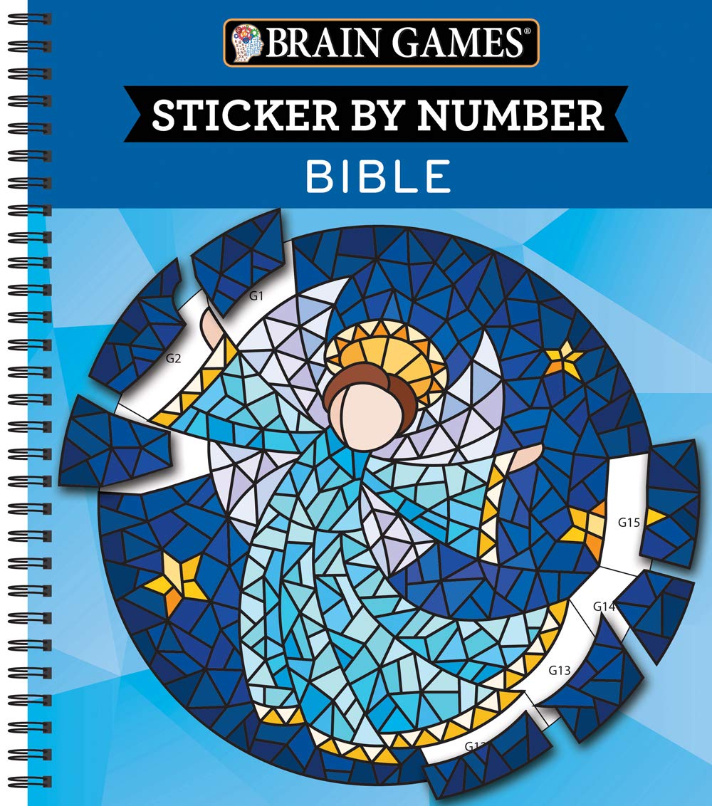 Brain Games - Sticker by Number: Bible