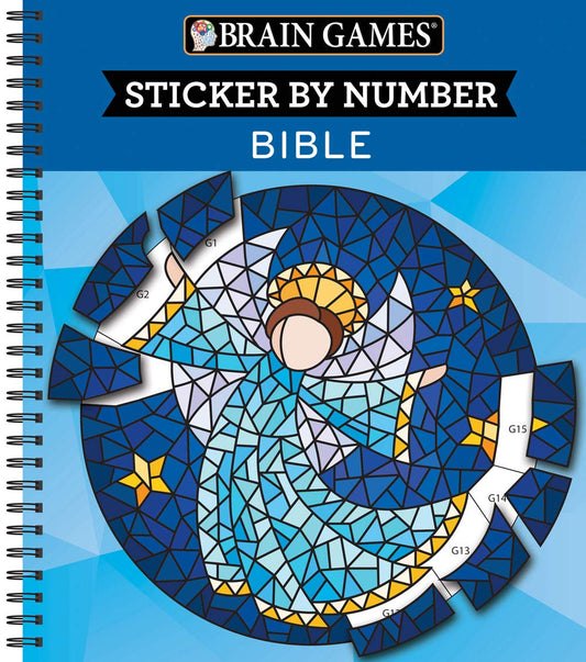 Brain Games - Sticker by Number: Bible