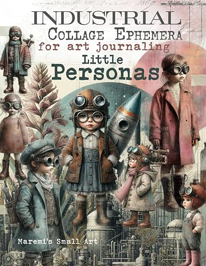 Maremi's Small Art - Industrial Collage Ephemera For Art Journaling - Fashionista Personas And More